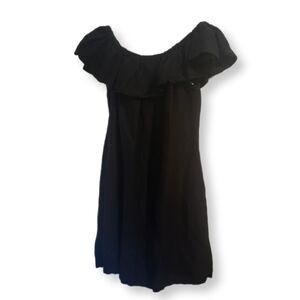 Tommy Bahama Linen-Blend Off-the-Shoulder Coverup Dress Size Small